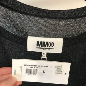 Black blouse with shimmer